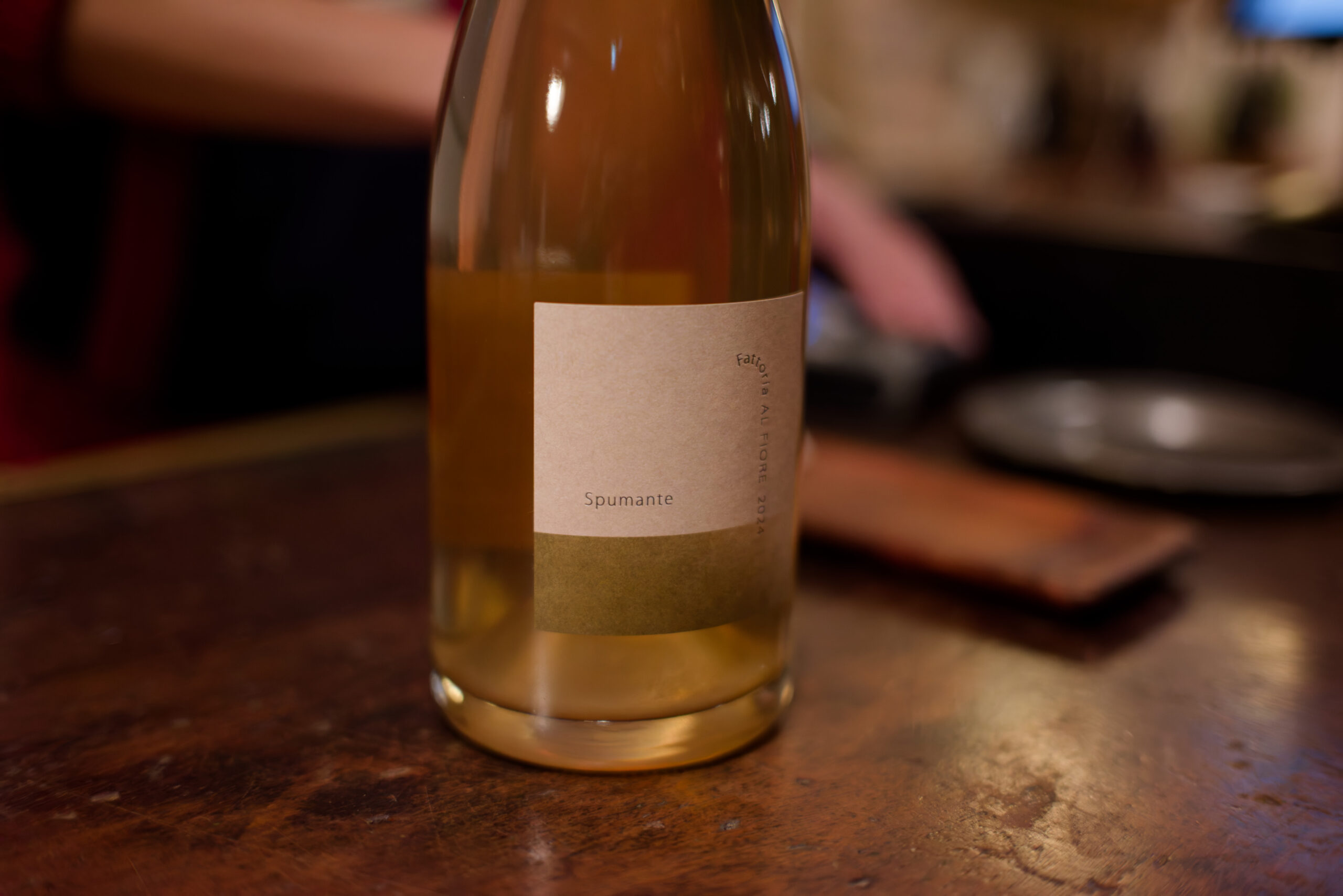 スプマンテのワイン瓶